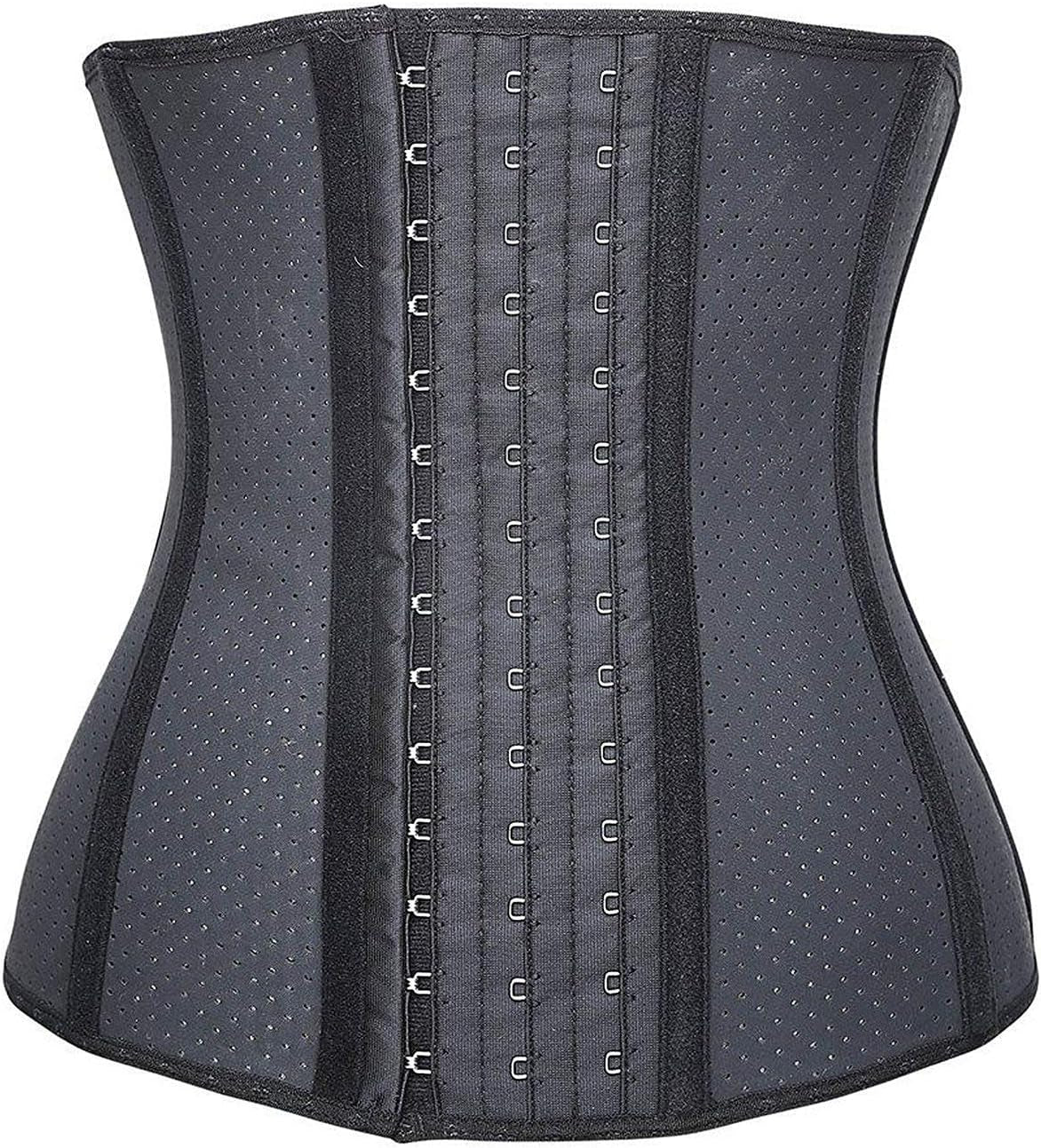 Corsetto Latice Elastico Waist Trainer Bustino Shaper Perdita Di Peso Nero