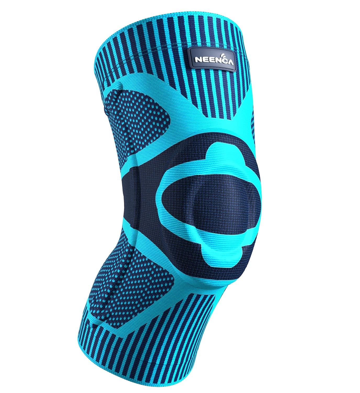 - Ginocchiera Di Compressione, Con Cuscinetti in Gel per Patella E Stabilizzatori Laterali a Molla, Protezione Medica per Corsa, Menisco, Artrite, Sollievo Dal Dolore Articolare, ACL, Recupero
