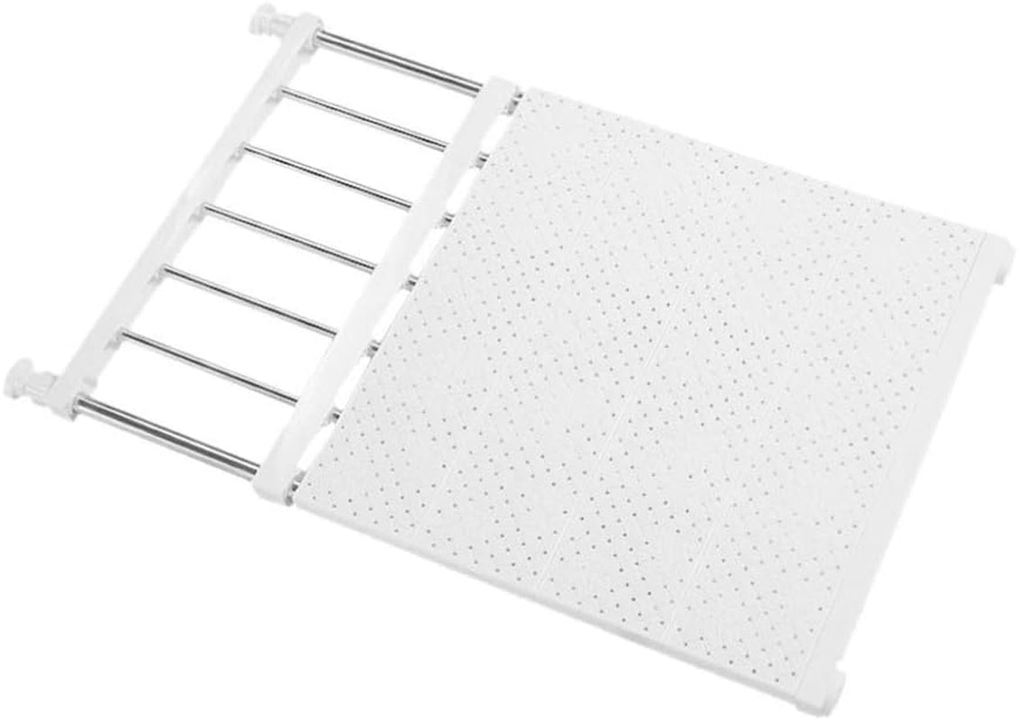 - Scaffale Telescopico Estensibile per Armadio, Resistente, Regolabile, per Cucina, Camera Da Letto, 33 – 53 Cm