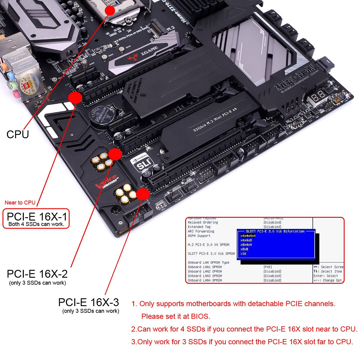 CY M.2 NVME Gen 3.0 Adattatore NVME M.2 AHCI X4 a PCI-E Express 3.0 Gen3 X16 Raid Card Con Ventola VROC Raid0 Hyper Adapter