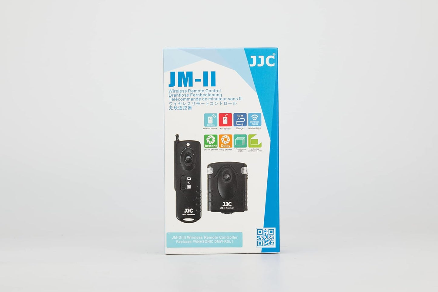 Telecomando Wireless per Controllo Dell'Otturatore Da Remoto DMW-RS1 per Fotocamere Panasonic Lumix S1 S1R S1H S5 G85 GH6 GH5 GH5S GH4 GX8 GX7 G10 G7 G6 G5 FZ2000 FZ1000 Leica V-LUX2