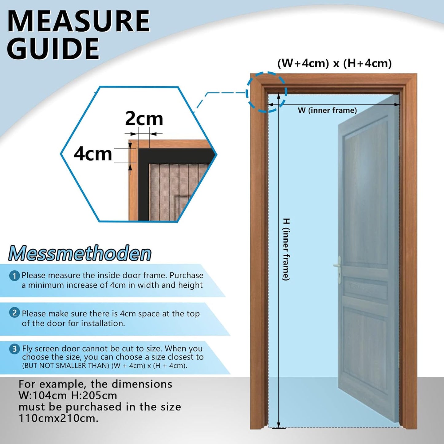 Zanzariera Porta Finestra 115X210, Zanzariera Magnetica Nero, Godetevi La Bella Estate Con La Vostra Famiglia