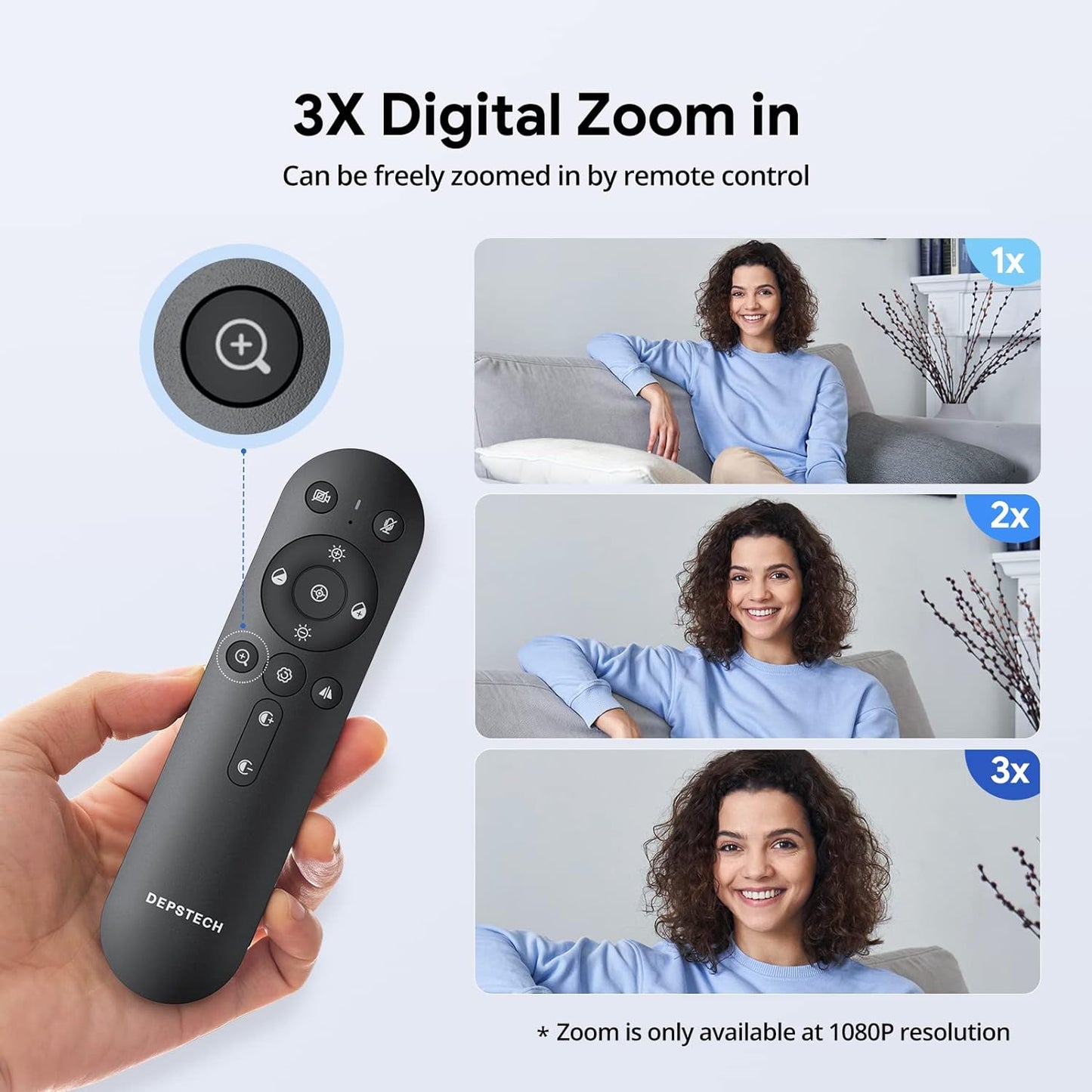 DW50 Pro Webcam 4K Con Microfono per PC