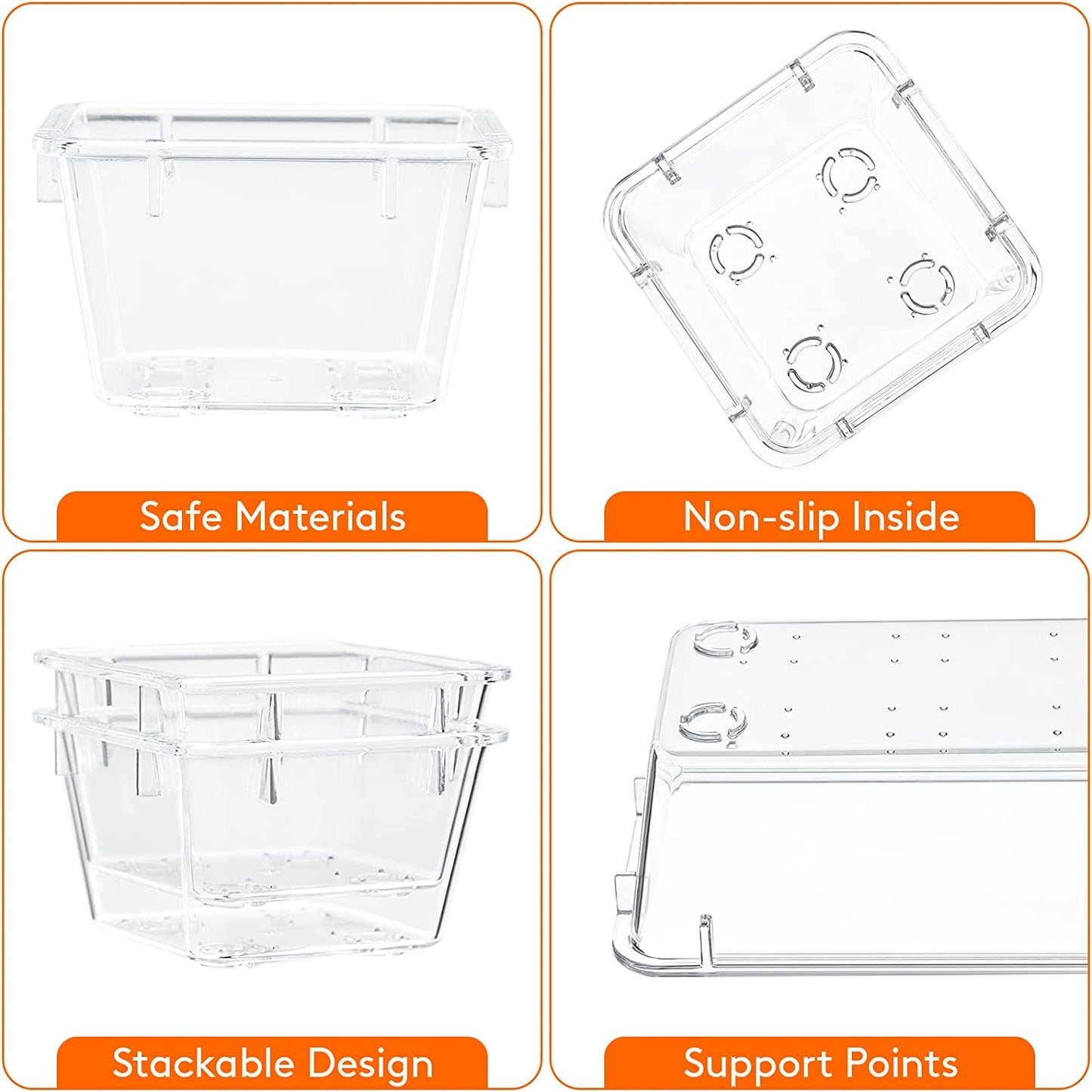 Organizer Cassetti 25 Pezzi Organizer Bagno Divisori per Cassetti Contenitori Impilabili Trucchi Vassoi Stoccaggio Scatole per Scrivania, Camera Da Letto, Bagno, Cucina, Ufficio Chiaro