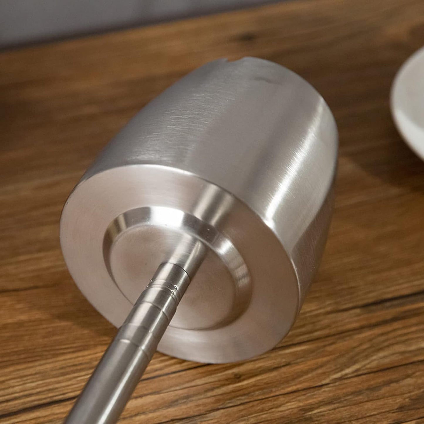 Posacenere in Acciaio Inox, Altezza Allungabile, 34 – 65 Cm, Grande Posacenere per Esterni, Posacenere Con Coperchio, Fondo Antiscivolo E Posacenere Antivento per Esterni E Interni