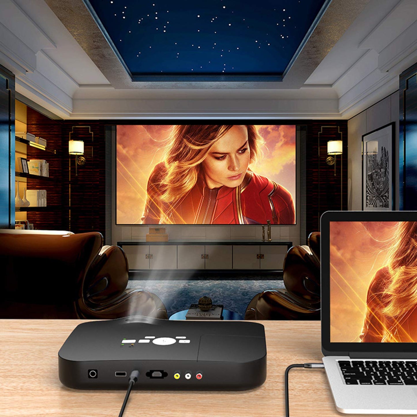 Cavo Da USB Type-C Maschio a Mini Displayport, Cavo Di Conversione Video Da USB C a Mini DP 4K@60Hz Supporto Modalità Specchio Ed Estendo Dello Schermo, 1,8 M, Non-Bidirezionale