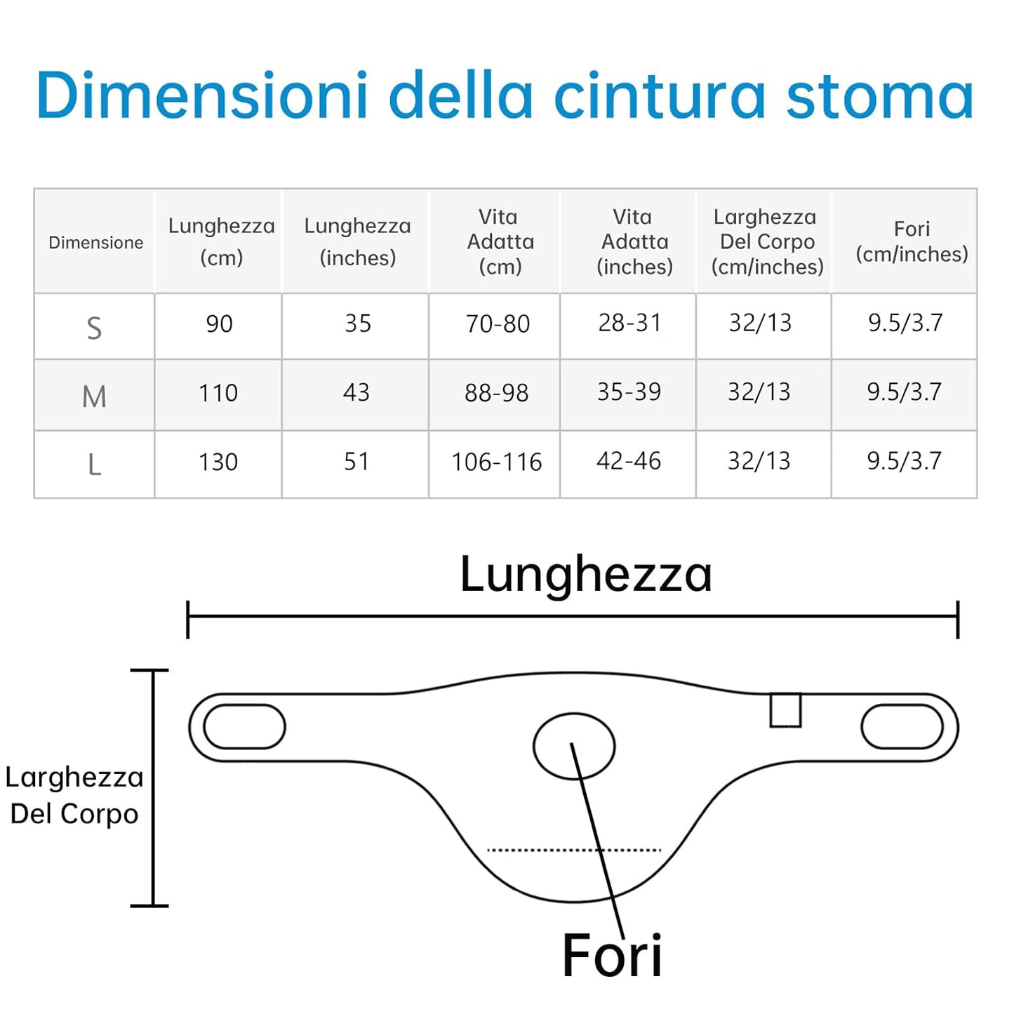 Sacchetti per Stomia | Cintura per Stomia Nero Ostomy | Materiali per Stomia | Coperchi per Sacca per Stomia | Tasca Interna per Contenere La Sacca per Stomia | Cintura per Stomia (S)