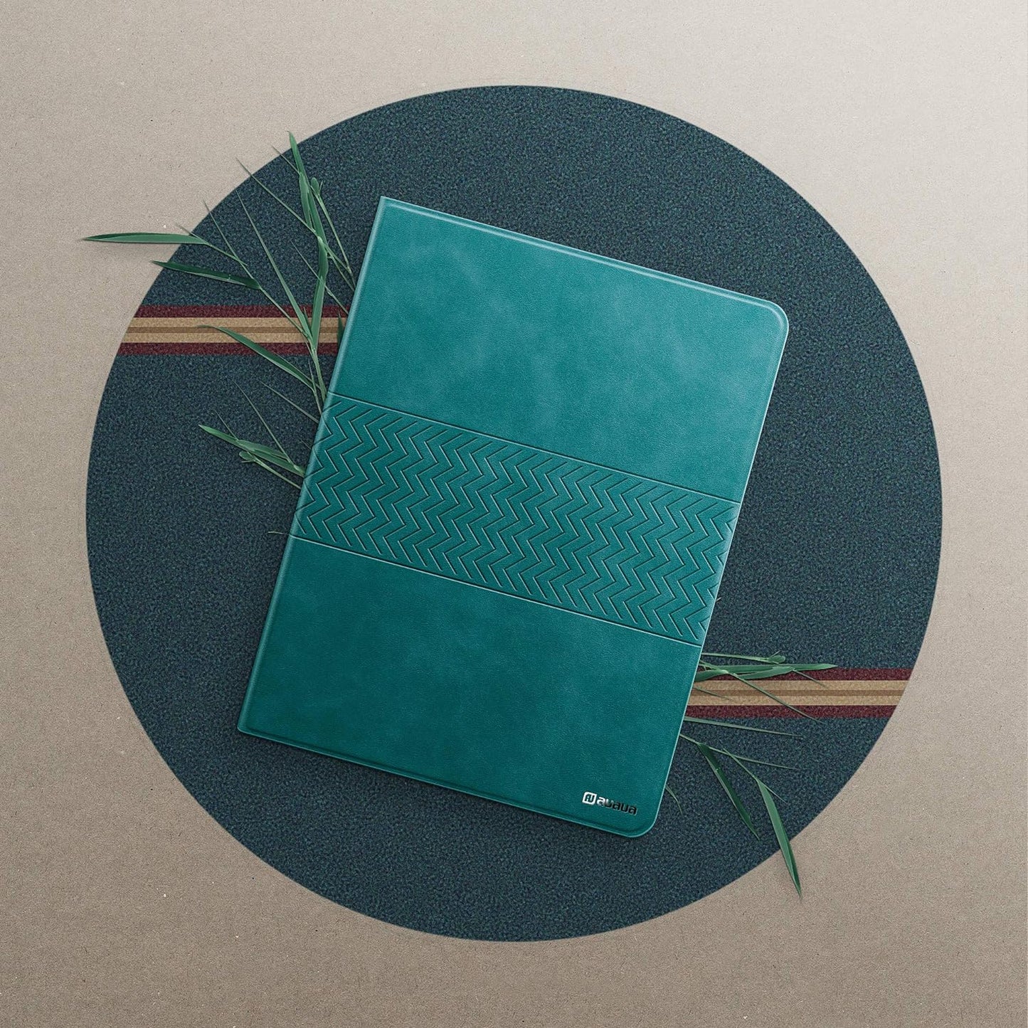 Custodia per Ipad Pro 12.9" 2021/2020/2018 (5A/4A/3A Generazione), Con Portapenne Integrato, Auto Svegliati/Sonno (Verde)