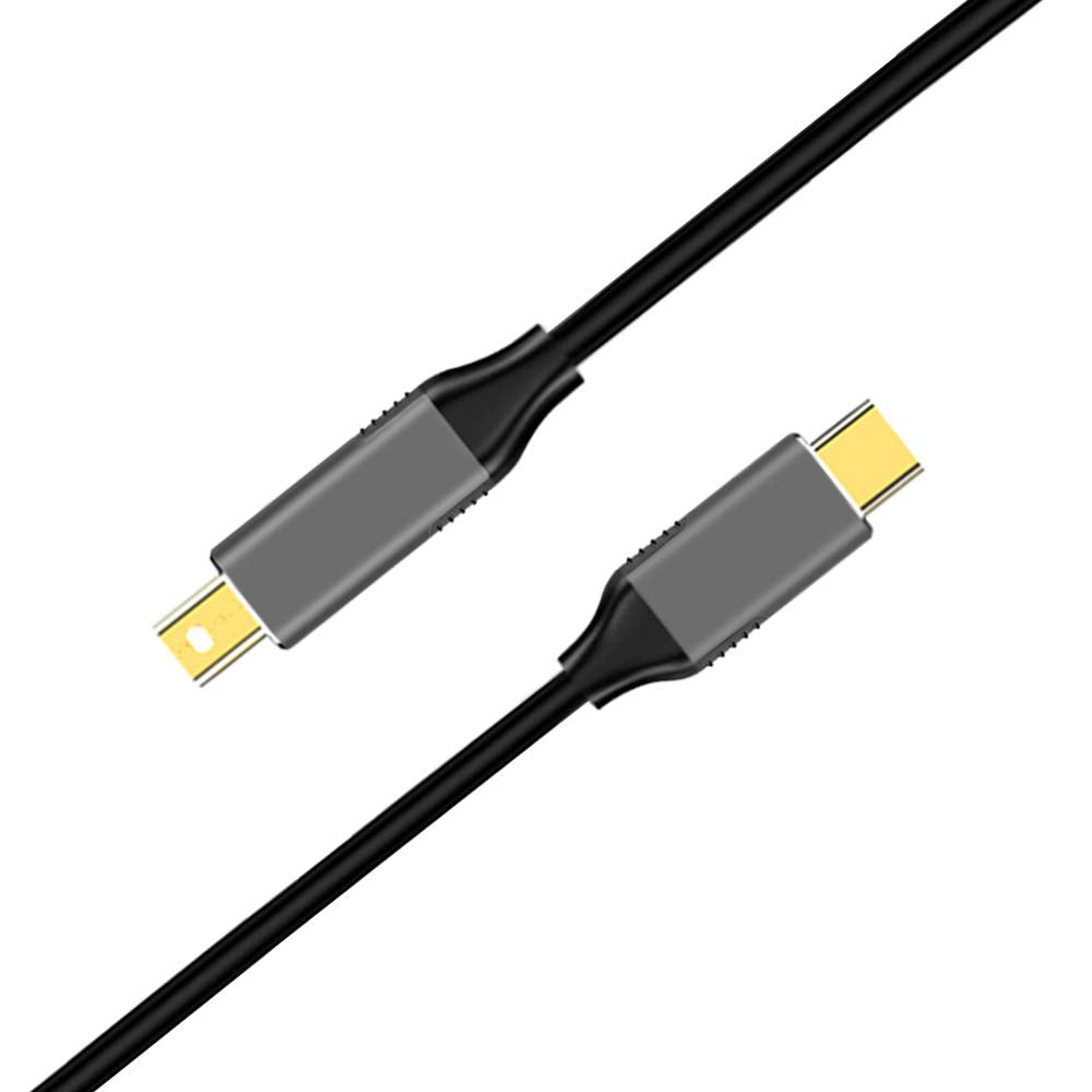 Cavo Da USB Type-C Maschio a Mini Displayport, Cavo Di Conversione Video Da USB C a Mini DP 4K@60Hz Supporto Modalità Specchio Ed Estendo Dello Schermo, 1,8 M, Non-Bidirezionale