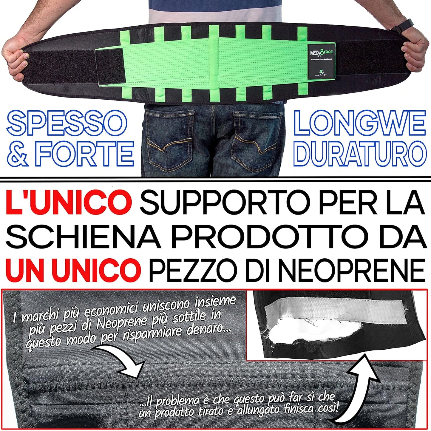 Fascia Lombare Supporto Schiena per Uomini E Donne Fascia Elastica Lombare Ortopedica, Cintura Lombare, Cintura Posteriore per Il Dolore Da Sciatica, Ernia Del Disco, Stenosi Spinale