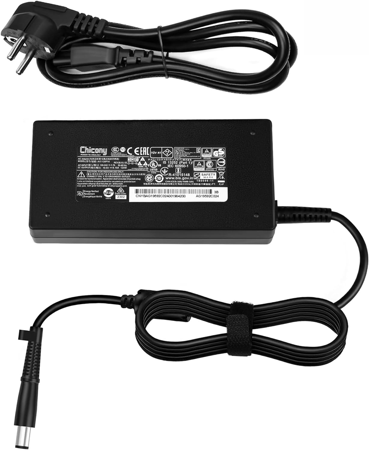 Alimentatore Caricatore120W per HP Thunderbolt Dock 120W G2 2UK37AA 2UK37AA#ABA G2 HSN-IX01 HP Prodesk 600 G4 G5 G3 G2 G1 Proone 600 G5 21.5-In Desktops Pcs