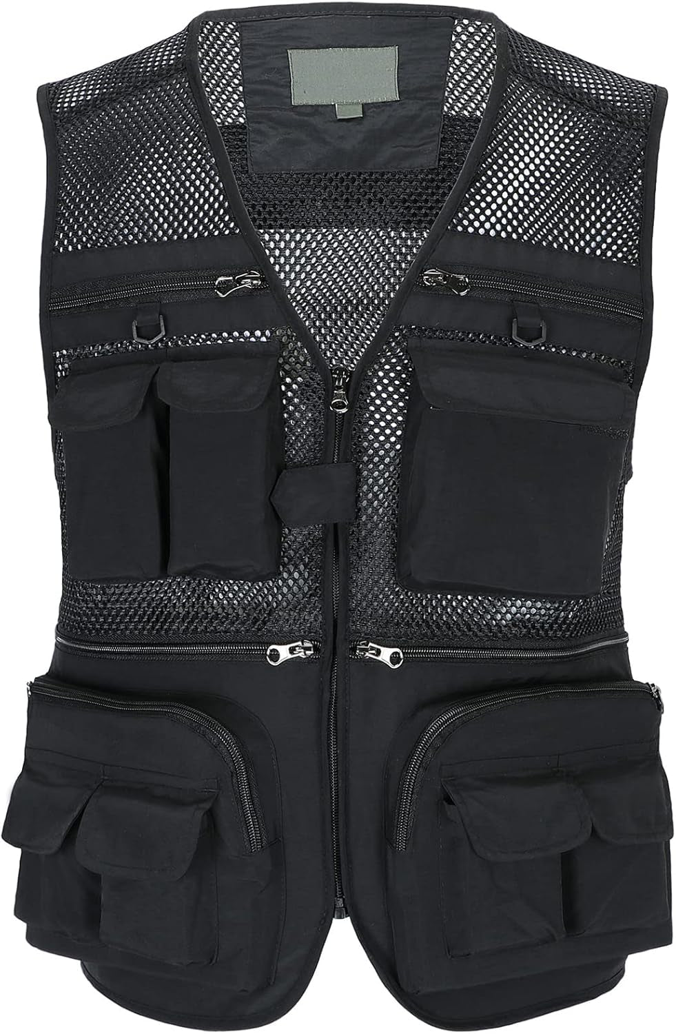 Gilet Da Uomo All'Aperto Panciotto Da Pesca Multitasche Leggero Traspirante Giacca Da Lavoro Asciugatura Rapida Sport Giubbotto Senza Maniche Fotografi Gilet Da Caccia
