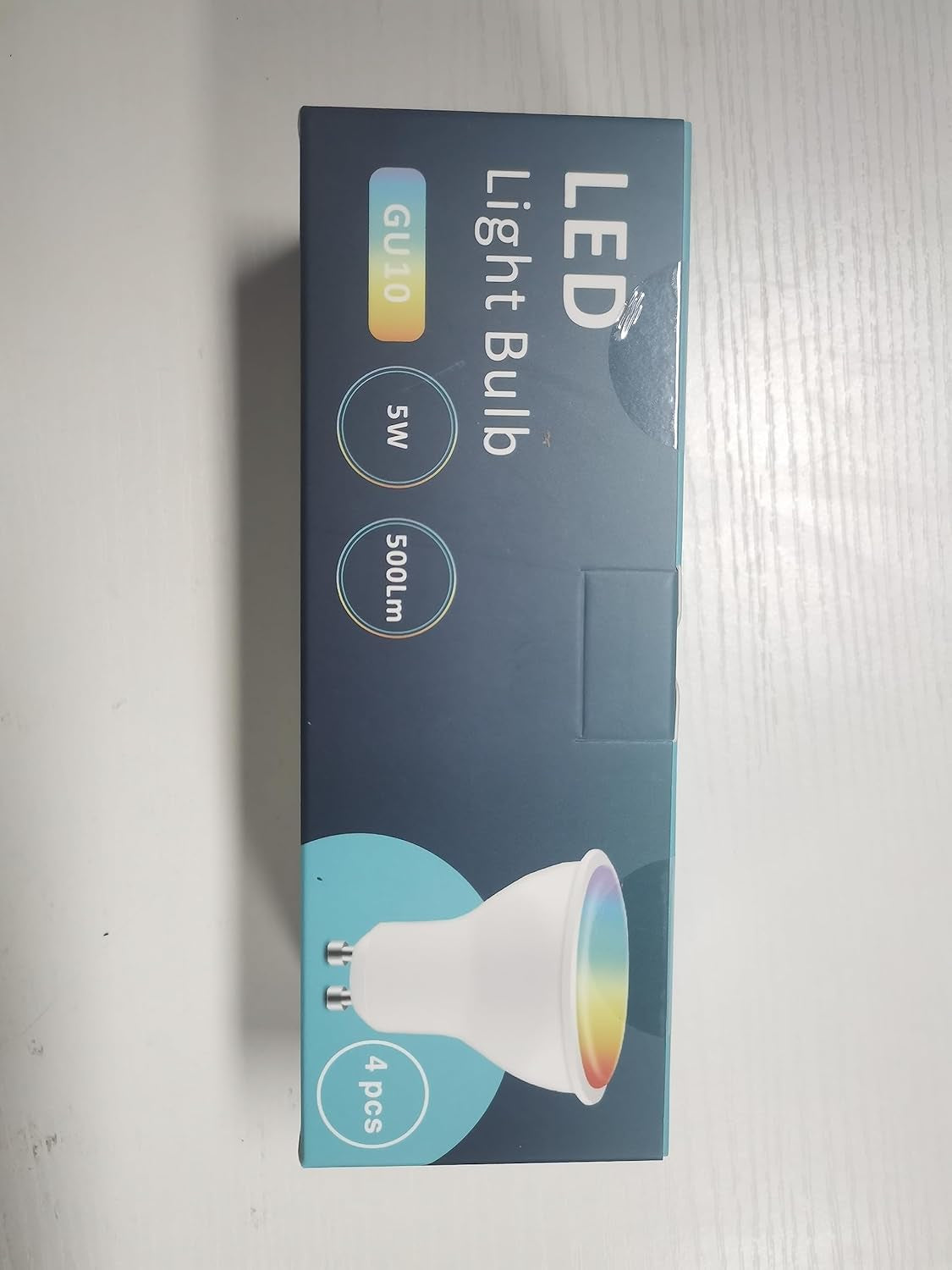 GU10 Alexa, 5W=50W 500LM Decorazione Natalizia GU10 LED, Faretti GU10 Multicolore GU10 Smart WIFI Compatibile Google Home, Lampadina LED GU10 Telecomando APP Controllo Vocale, Timer, 4 Pezzi