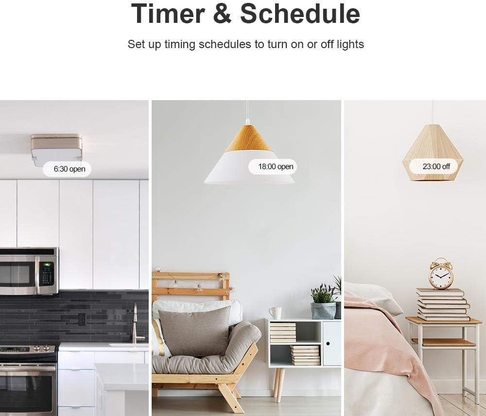 Interruttore Intelligente, Touch T0 3Gang Luce Controllo Wireless Wifi Da Muro, Interruttore a 1 Canali per Soluzioni Di Automazione Della Casa Intelligente, Funziona Con Alexa (EU Type,1-Way)
