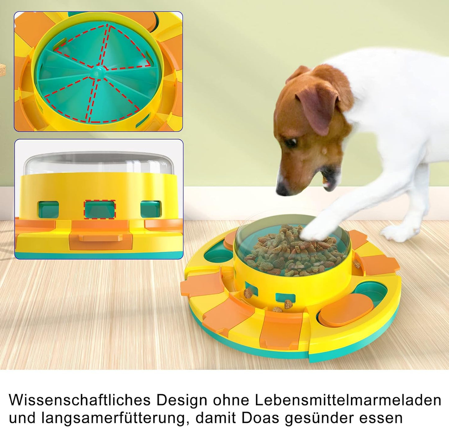 Giocattolo Interattivo per Cani, Intelligent Dog Toys, Dog Feeding Bowls, Educational Feeders, Slow Feeding Bowls for Dogs