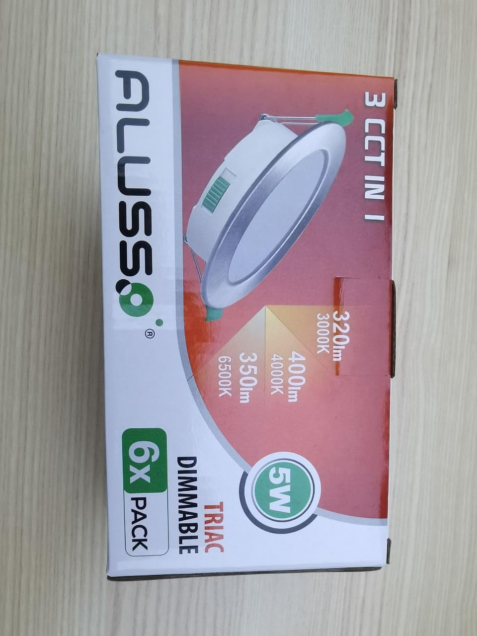 Faretti LED Da Incasso per Cartongesso, 5W 350LM Luci Da Soffitto Interno, 3CCT 3000K 4000K 6500K, Faretto Led Incasso IP65, Foro Incasso Ø75-85Mm, AC 220-240V, Set Di 6,Bianc