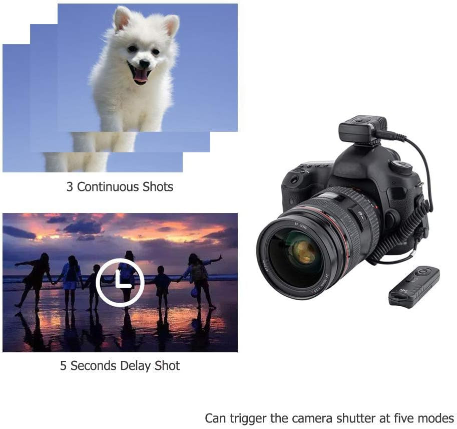 Telecomando Wireless per Controllo Dell'Otturatore Da Remoto DMW-RS1 per Fotocamere Panasonic Lumix S1 S1R S1H S5 G85 GH6 GH5 GH5S GH4 GX8 GX7 G10 G7 G6 G5 FZ2000 FZ1000 Leica V-LUX2