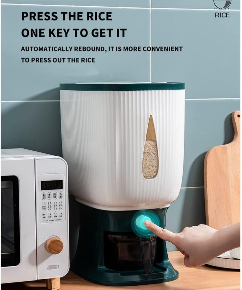 Dispenser Automatico Da 10 Kg , Contenitore Intelligente per Uso Domestico, per B