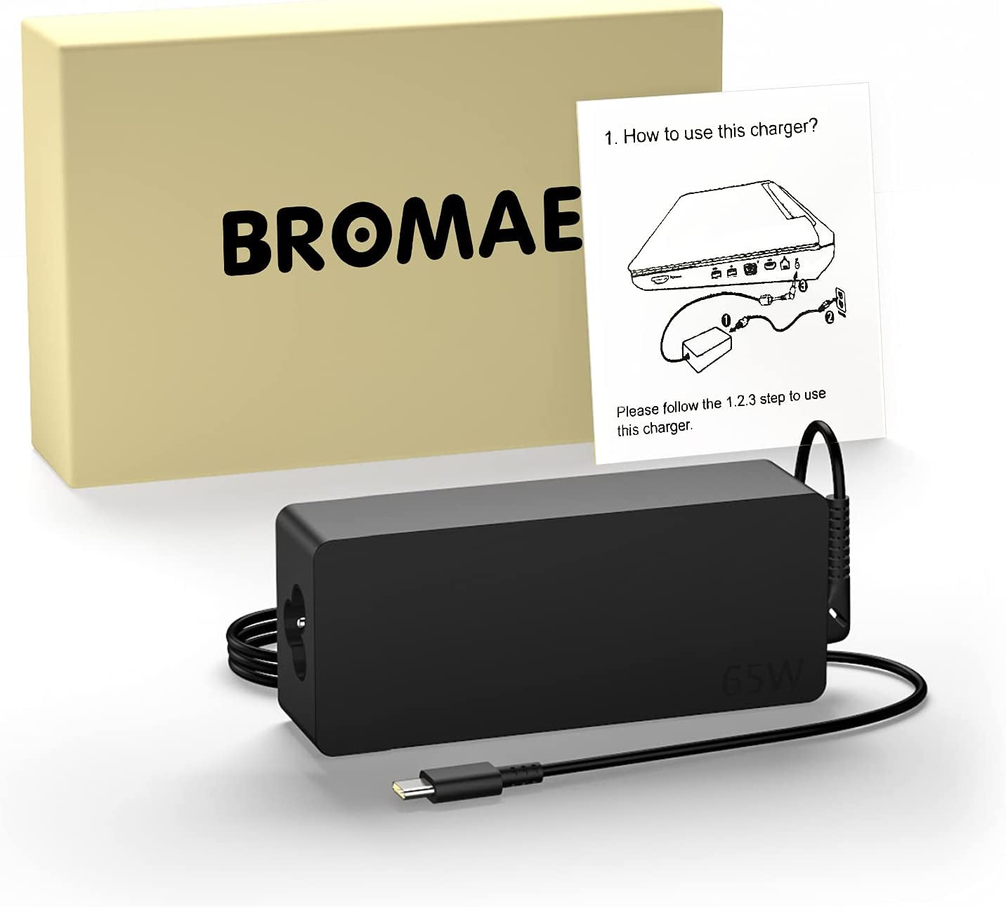 65W USB TYPE-C PD Alimentatore Caricabatterie per PC Portatile Lenovo Thinkpad L13 L14 L15 T14 T14S T15 R14 Gen 1 2 3 T480 T480S L480 L580 E490 E590 ADLX65YAC3A Laptop Caricatore Adattatore
