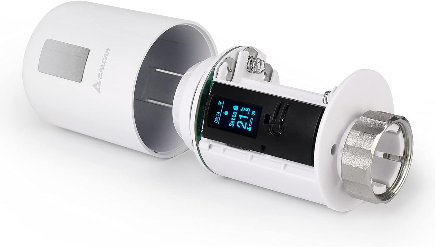 Valvola Termostatica Intelligente Con Display OLED Teste Termostatiche TRV602 Gestione Intelligente Del Riscaldamento Termostato Tuya Zigbee