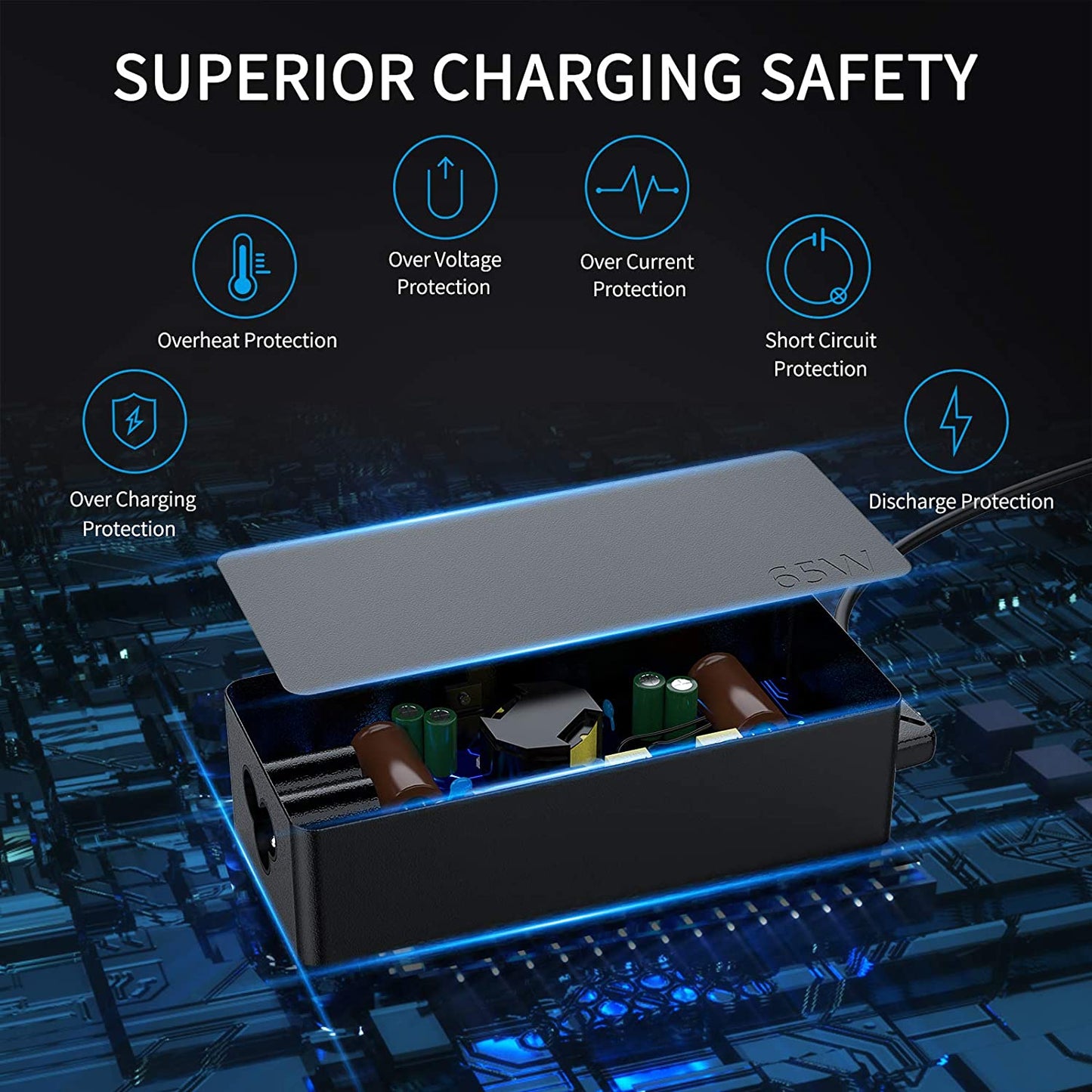 65W USB TYPE-C PD Alimentatore Caricabatterie per PC Portatile Lenovo Thinkpad L13 L14 L15 T14 T14S T15 R14 Gen 1 2 3 T480 T480S L480 L580 E490 E590 ADLX65YAC3A Laptop Caricatore Adattatore