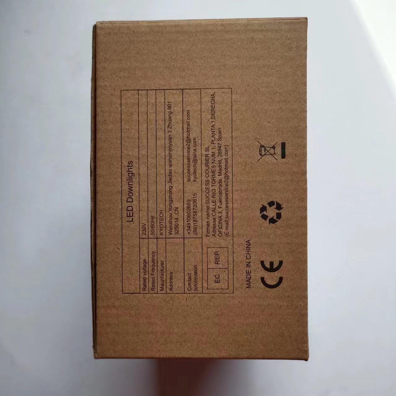 Faretti LED Da Incasso per Mobili,5W 230V 500LM Luci Da Soffitto Interno,Luce Calda 3000K Faretto Led Incasso Bagno IP65, Ø68Mm,Adatto per Bagni Umidi, Interni Vari, Ecc.Nero Set Di 6