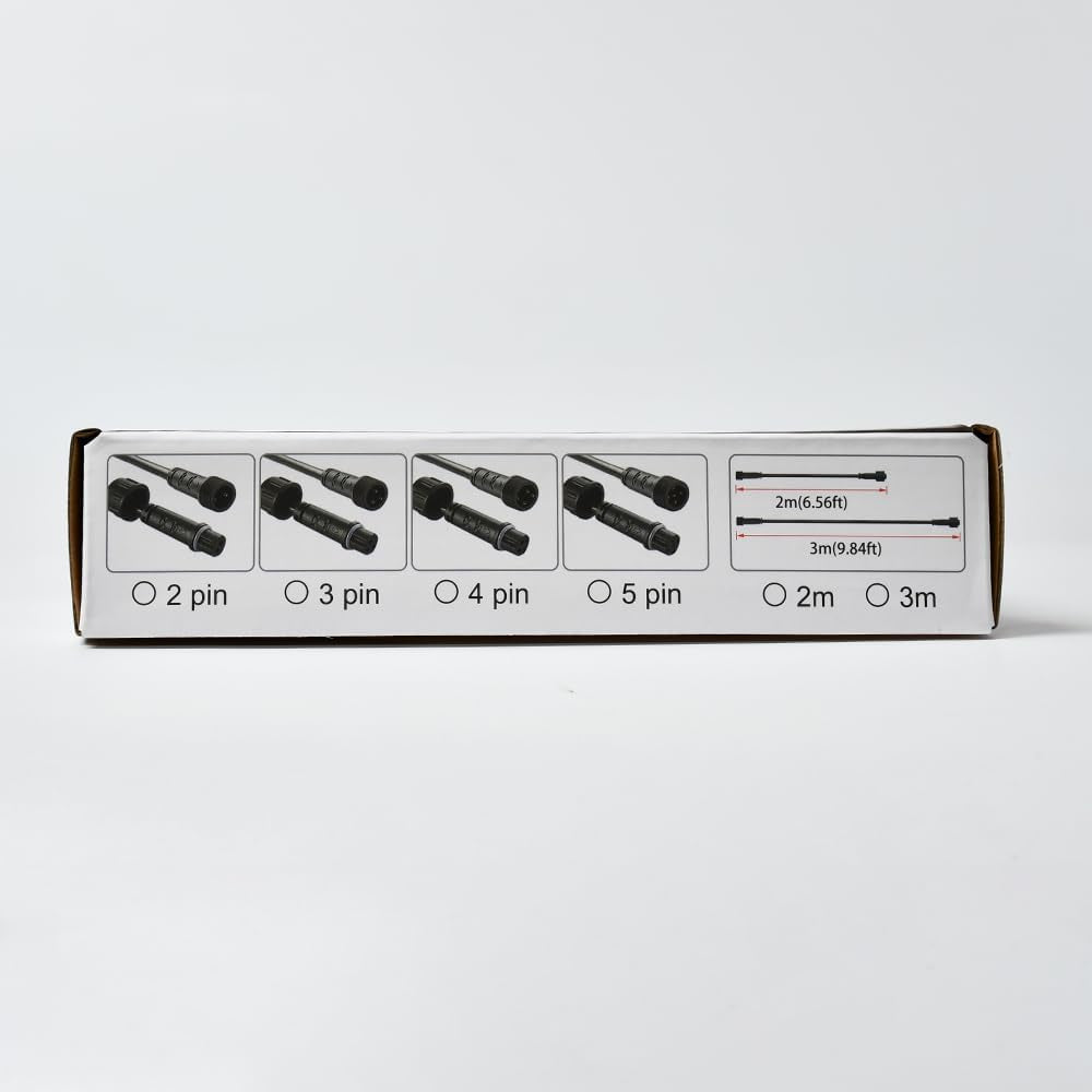 - Cavo Di Prolunga a 5 Pin per Luci Di Decking a 5 Pin, per Luci Di Decking a LED per Esterni, Colore RGBW (Rgb+Bianco Caldo)