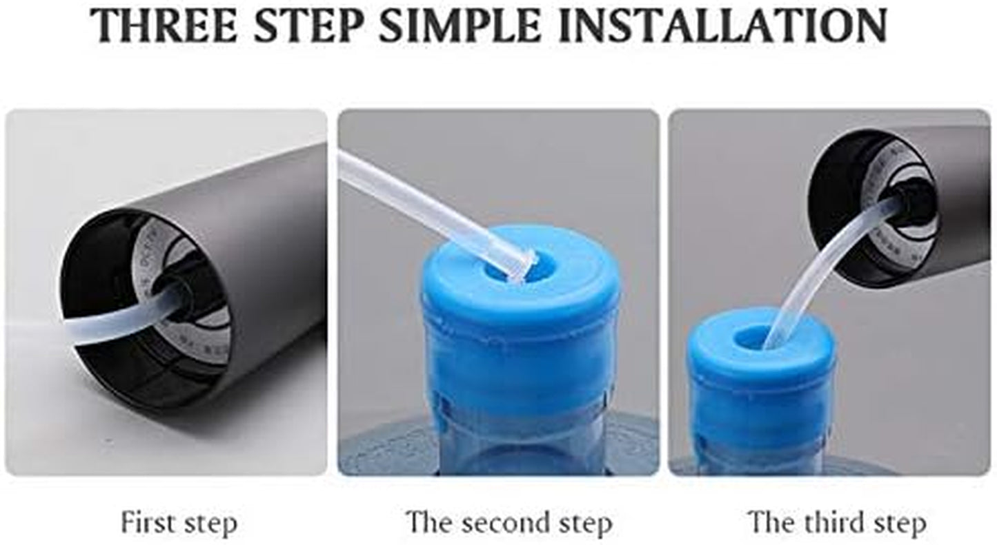 Erogatore Dacqua,Pompa Elettrica per Acqua Potabile,Pompa Elettrica per Bottiglia Dacqua,Distributore Dacqua Elettrico Automatico,Pompa per Erogatore Dacqua Ricaricabile Wireless USB