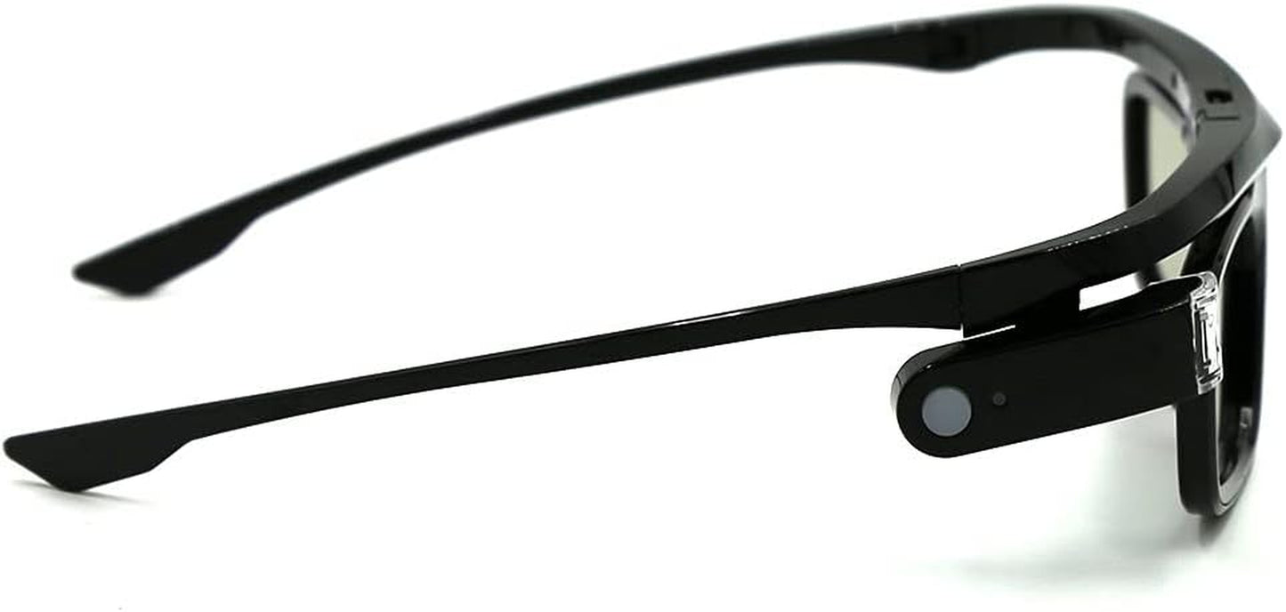 3D Occhiali, Otturatore Attivi Ricaricabile 3D Occhiali per Proiettori 3D Dlp-Link Acer Benq Optoma Viewsonic Philips LG Infocus NEC Jmgo Vivitek Toumei - 1 Pezzi