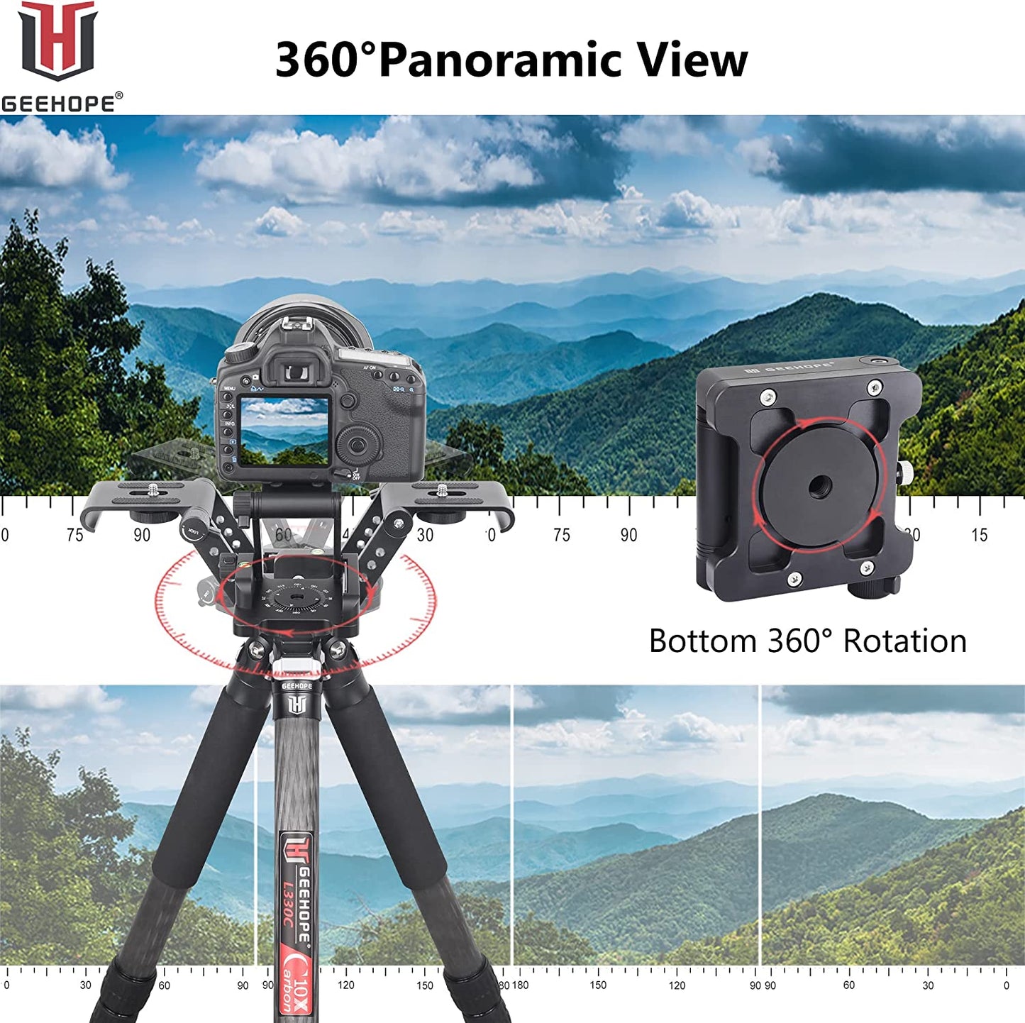 FZ-9 Testa Del Treppiede Con Inclinazione Z Flex Aggiornata Testa Pieghevole Panoramica Flessibile in Lega Di Alluminio CNC per Canon Nikon Sony DSLR Camera Camcorder Smartphone Slider Rail