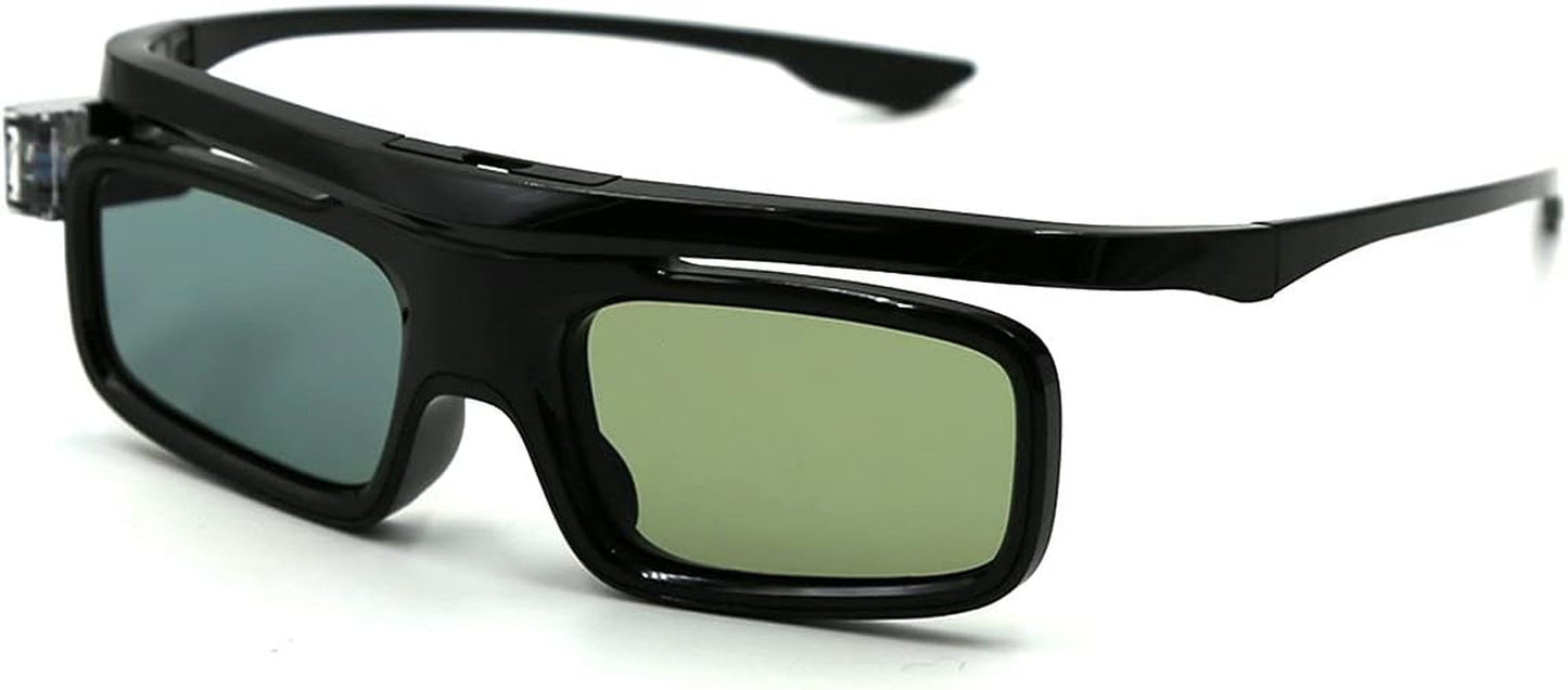 3D Occhiali, Otturatore Attivi Ricaricabile 3D Occhiali per Proiettori 3D Dlp-Link Acer Benq Optoma Viewsonic Philips LG Infocus NEC Jmgo Vivitek Toumei - 1 Pezzi