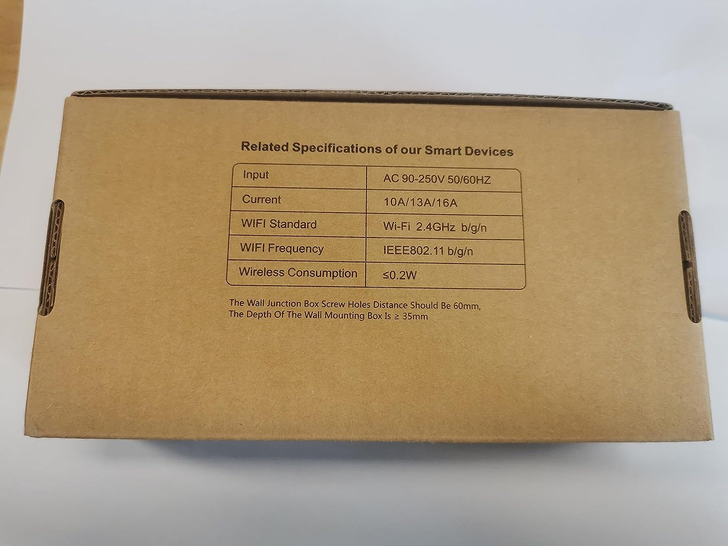 - Interruttore Touch Doppio a 1 Via, 157 X 86 Mm, Bianco