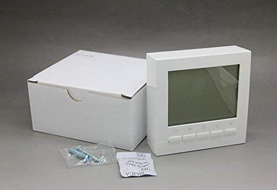 – Termostato Intelligente Programmabile per Riscaldamento, Adatto per Caldaie a Gas, Con Schermo a LCD, Cover E Illuminazione Bianca, Stile Elegante