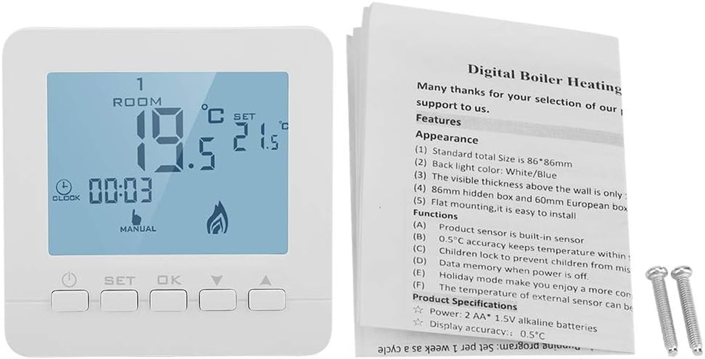 Display LCD Intelligente Termostato Di Riscaldamento Regolatore Di Temperatura Ambiente Programmabile per Casa