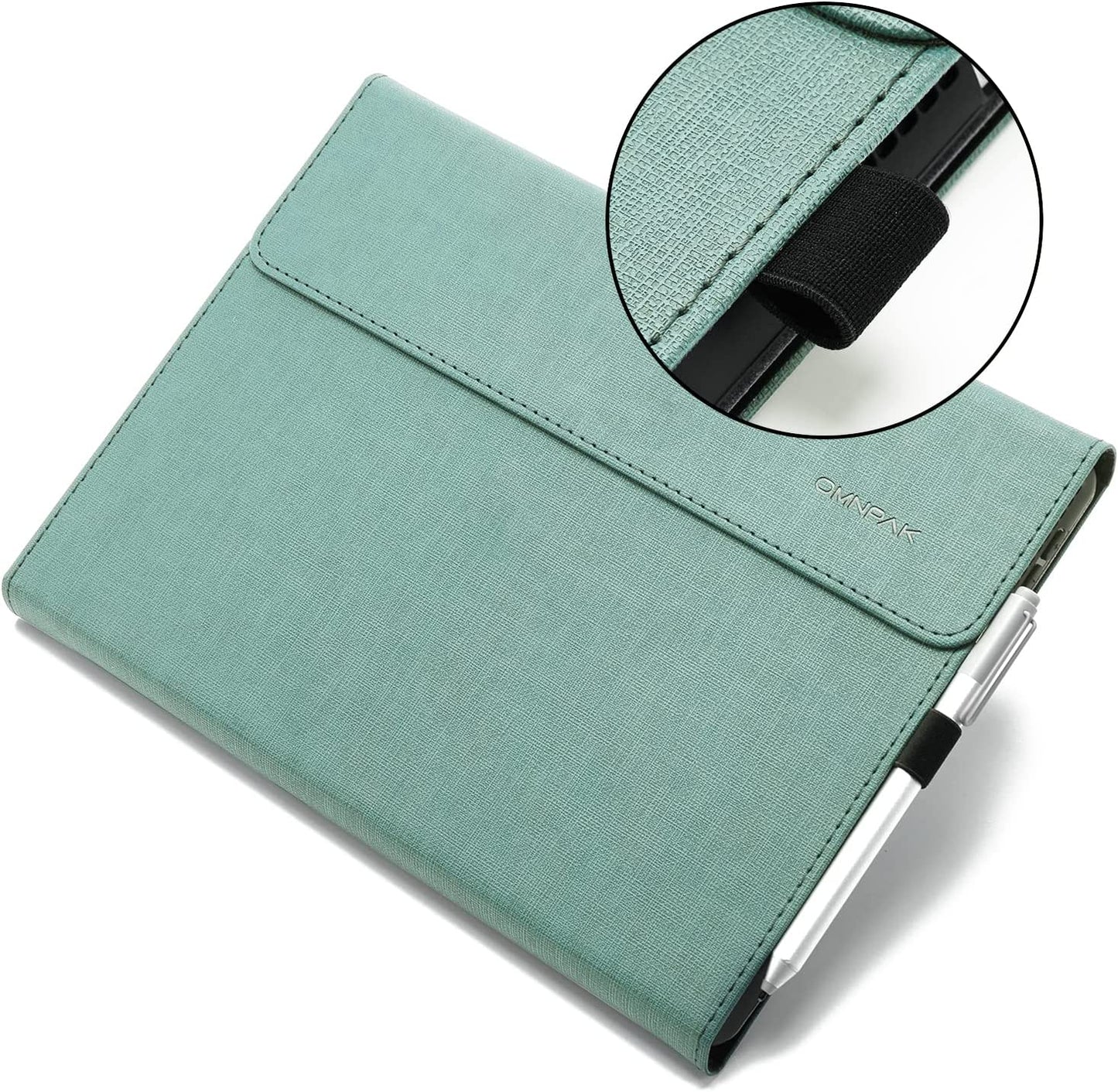 Custudia Für Surface Pro 8 Tablet, Business-Hülle Mit Stifthalter, Einstellbarer Multi-Betrachtungswinkel, Kompatibel Mit Der Type Cover-Tastatur
