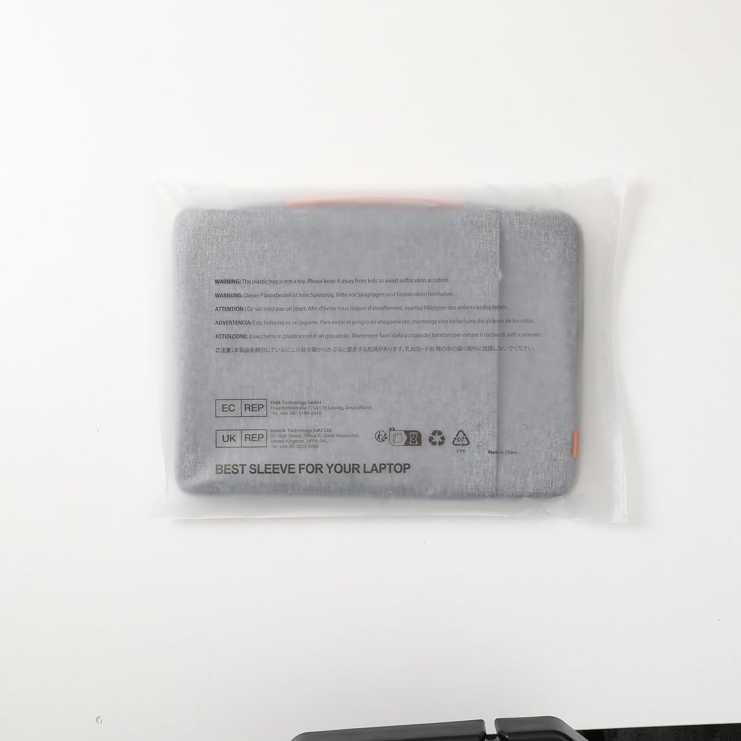 Custodia 14 Pollici Compatibile Con 15,3 Macbook Air M2 2023(A2941), 14 Pollici Chromebook Notebook Ultrabook, 15 Macbook Pro 2019-2016 (A1990/A1707), 15" Surface Laptop 5/4/3 - Grigio