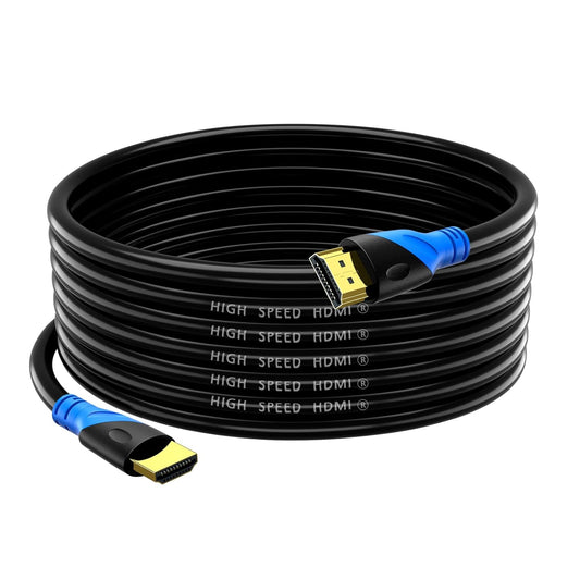 Cavo HDMI 4K/60HZ 12M (HDMI 2.0, 18 Gbps) Connettori Placcati Oro Ad Alta Velocità, Ethernet Audio Return, Compatibile 3D Con Laptop PS3 PS5 PC HDTV Proiettore