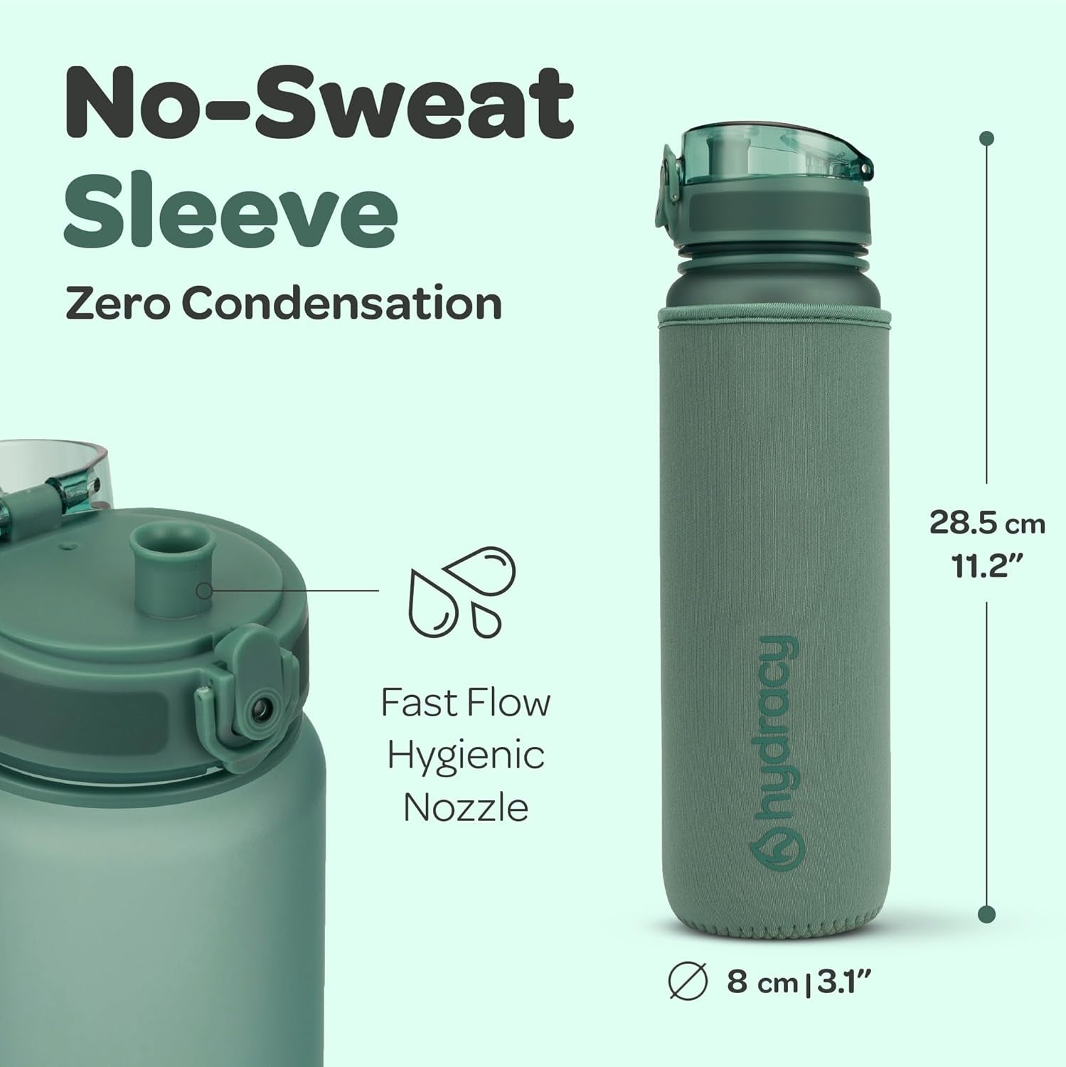 Borraccia Motivazionale Con Indicatore Di Orari - 1 L Borraccia Palestra Senza BPA - a Prova Di Perdite E anti Condensa - Borraccia Colino per Infusione Di Frutta