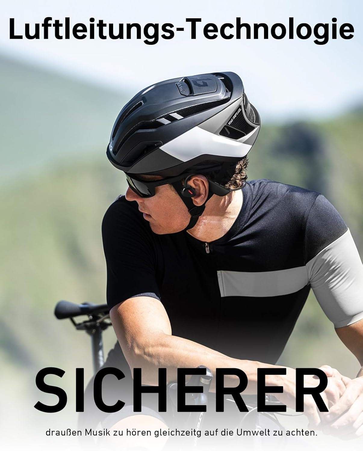 Cuffie Bluetooth Sport, Auricolari Wireless Bluetooth 5.3 Impermeabile IP67, Cuffie Wireless Bluetooth Ultraleggero 27G per Corridori in Bicicletta Palestra Corsa Lavoro