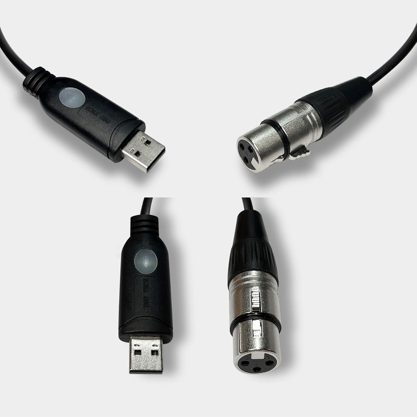 Cavo Da USB a XLR SH-AU20A per Microfoni Dinamici Come Shure (5,9 Piedi)