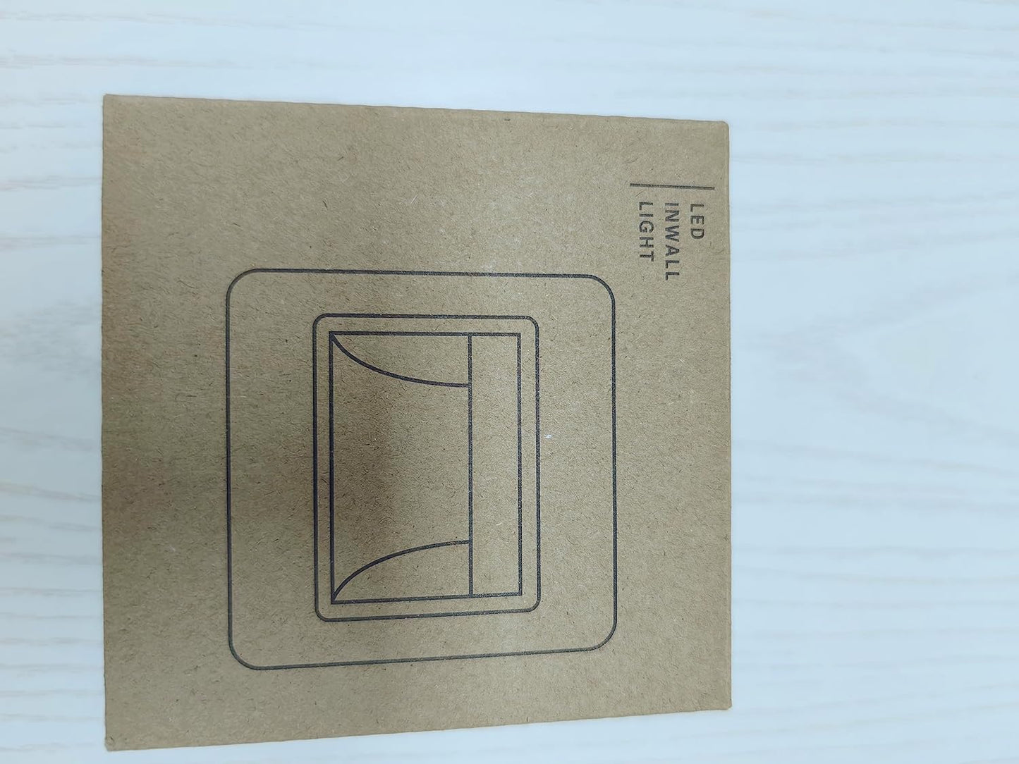 4Er Applique LED Da Incasso per Scale, 3W 3000K Tonde Applique Da Parete, 65Mm Luci Scale Con Scatola Da Incasso Illuminazione Da Parete, IP65 in Alu, per Interno Esterno Scale Giardino, Nero
