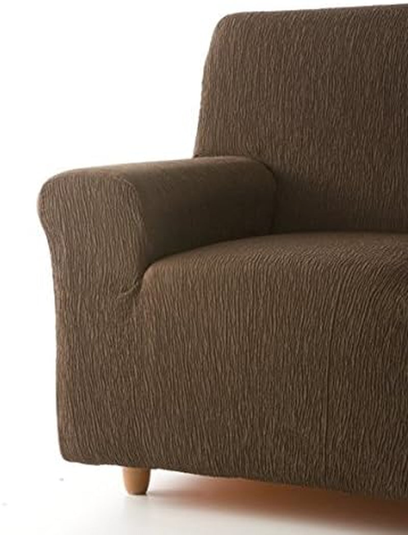 Textil Betina Fodera per Poltrona Elasticizzata, Tela, Marrone, Sillón Relax 1 Plaza