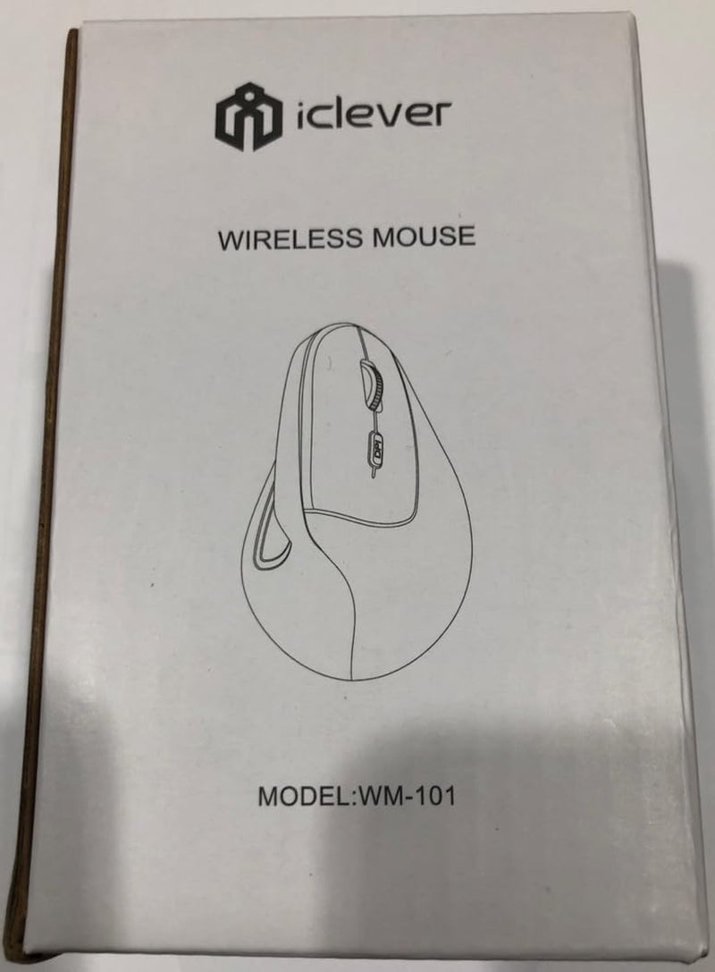 Mouse Verticale Mouse Senza Fili Ergonomico 6 Pulsanti Con DPI Regolabile 1000/1600/2000/2400 Mouse Ergonomico 2,4G Comodo per Laptop, Computer, Desktop, Mac, Windows, Mac OS