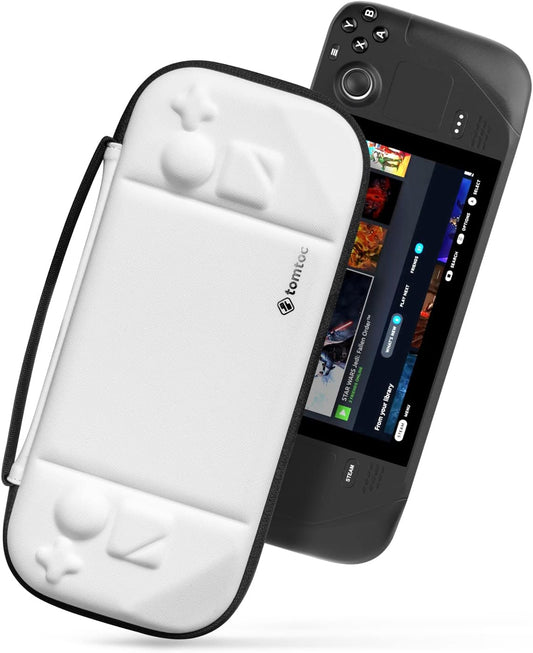 Custodia Compatibile Con Steam Deck/Steam Deck OLED, Custodia a Guscio Rigido in EVA a Protezione Completa per Il Trasporto Console E Accessori Steam Deck/Oled, Antiurto, Adatta Ai Viaggi