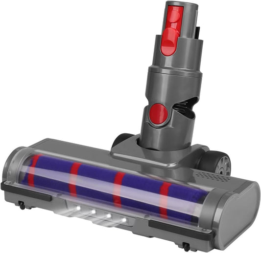 Spazzola Compatibile Con Dyson V7, V8, V10, V11, V15, Spazzola Soft Roller Con Azionamento Diretto E 4 Luci LED per Pavimenti Duri