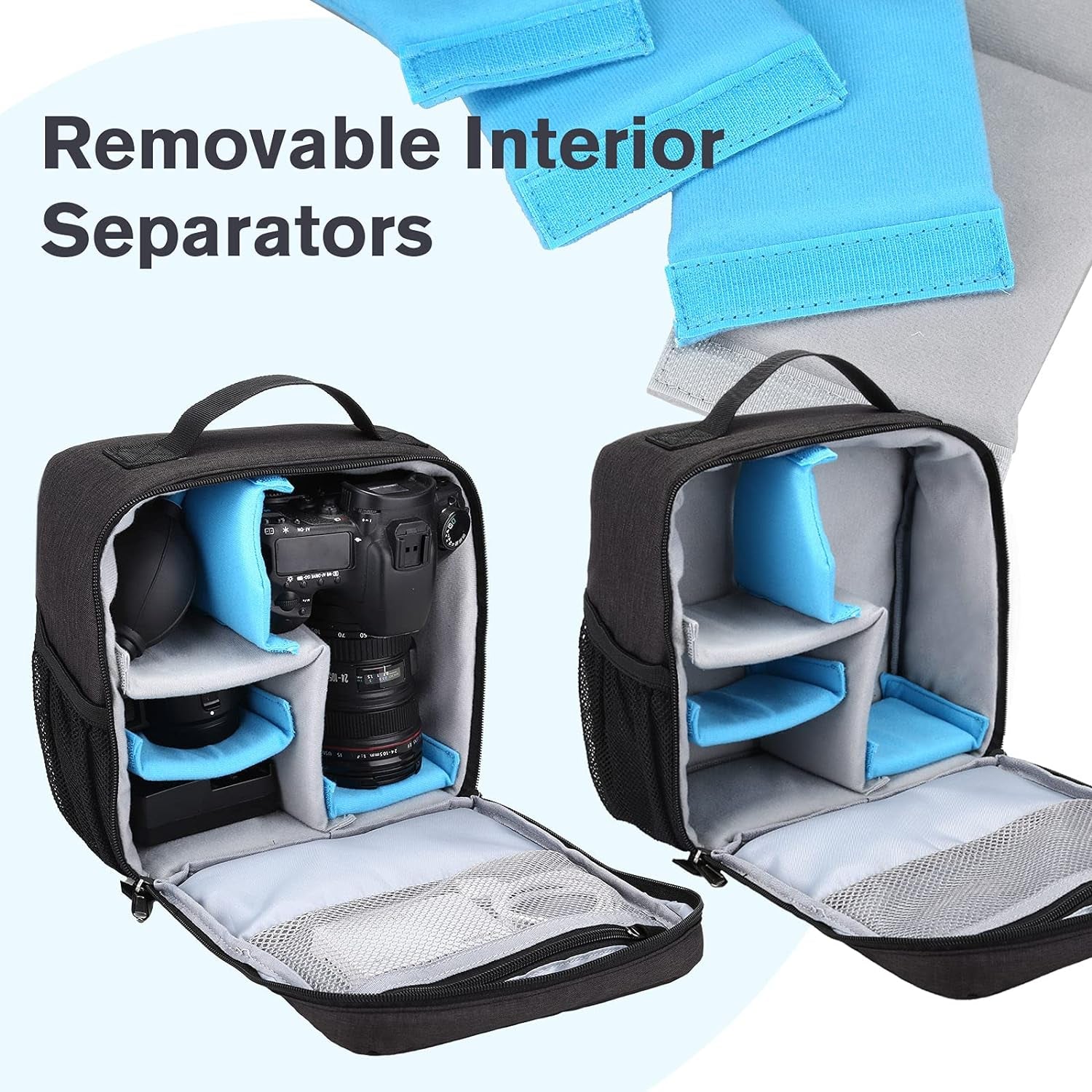 Borsa per Fotocamera SLR Borsa Impermeabile per Inserto per Fotocamera Borsa Protettiva per Paraurti Impermeabile Borsa per Fotocamera SLR (Nero)