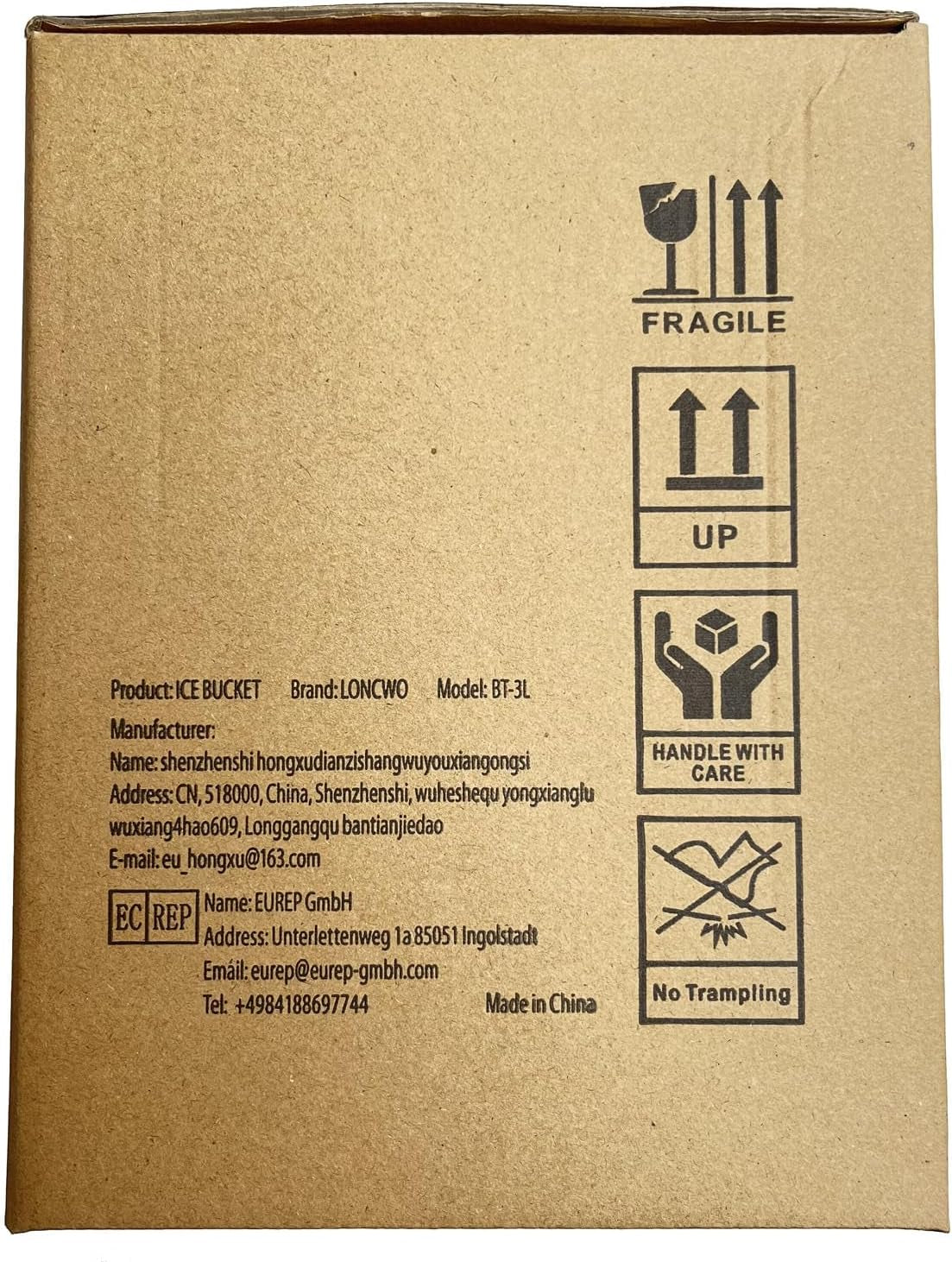Contenitore per Cubetti Di Ghiaccio, Da 3 Litri, in Acciaio Inox, a Doppia Parete, Con Coperchio E Pinza per Ghiaccio