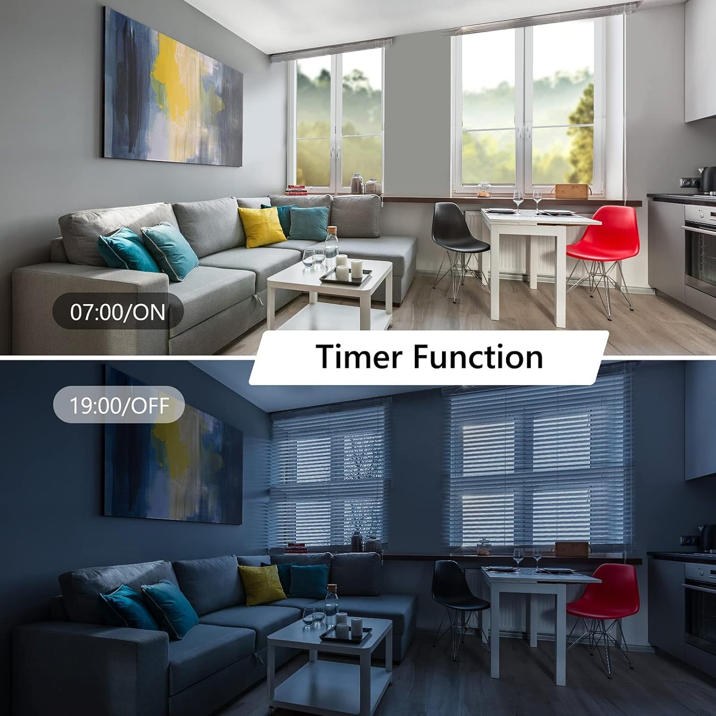 Interruttore Tapparelle Wifi,  Smart Switch per Tapparelle Elettriche, Compatibile Con Alexa E Google Home, APP Controllo, Interruttore Wifi per Persiane Avvolgibili E Tende