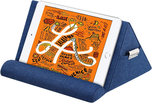 Supporto Tablet Universale in Spugna Compatibile Con Galaxy Tab S9/S9+, Ipad 10,2 10A 2022/Air 5 10,9, Microsoft Surface PRO Fino a 11", Accessori Tablet, Supporto per Tablet, Blu Marino