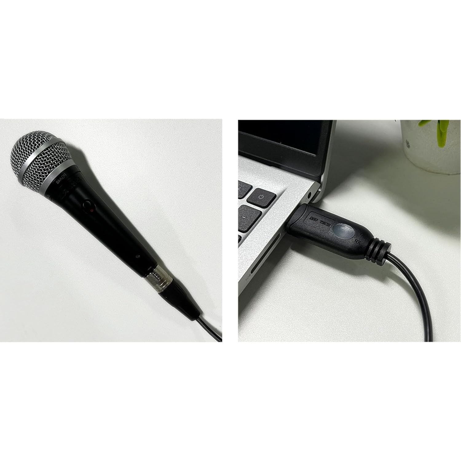 Cavo Da USB a XLR SH-AU20A per Microfoni Dinamici Come Shure (5,9 Piedi)
